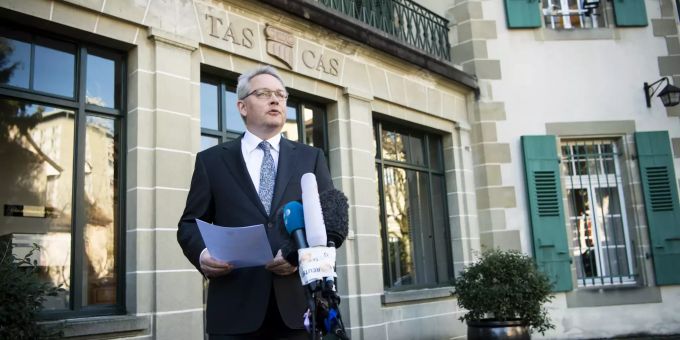 Matthieu Reeb, Generalsekretär des CAS. Die Spitzenclubs der Premier League gehen beim CAS gegen die Berufung von Manchester CIty vor. CAS Premier League ManCity