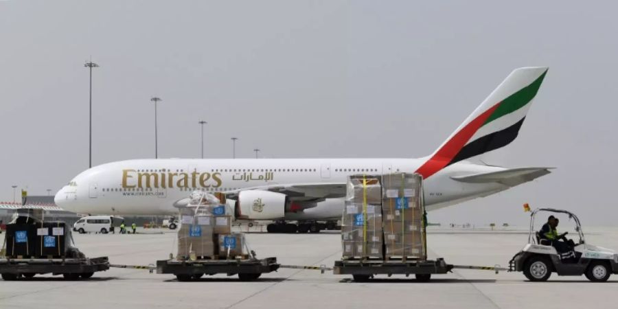 Emirates-Maschine Bali