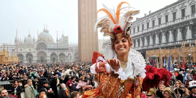Der Karneval in Venedig fand in den letzten Jahren nur begrenzt statt. coronavirus