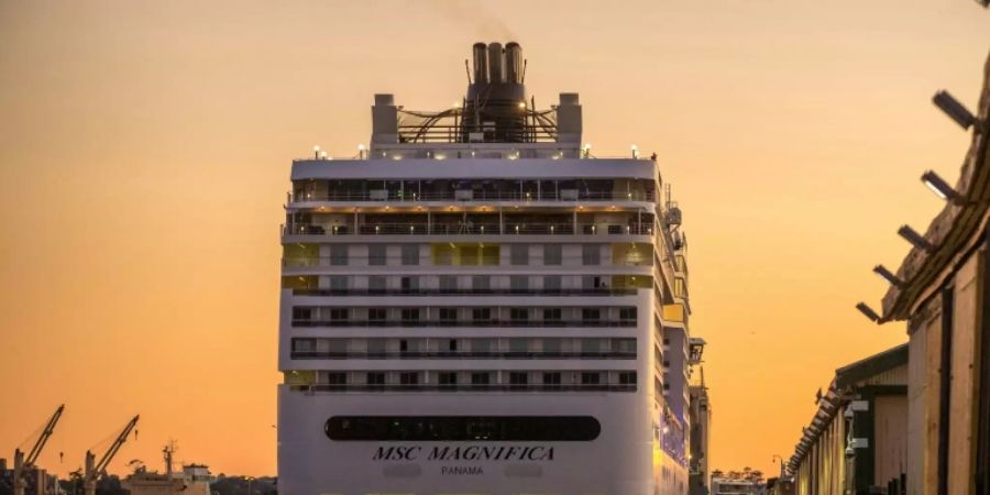 Die «MSC Magnifica» im Hafen von Fremantle