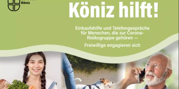 Im Rahmen des Hilfsprojekts «Köniz hilft» helfen Könizer Könizern. Köniz hilft