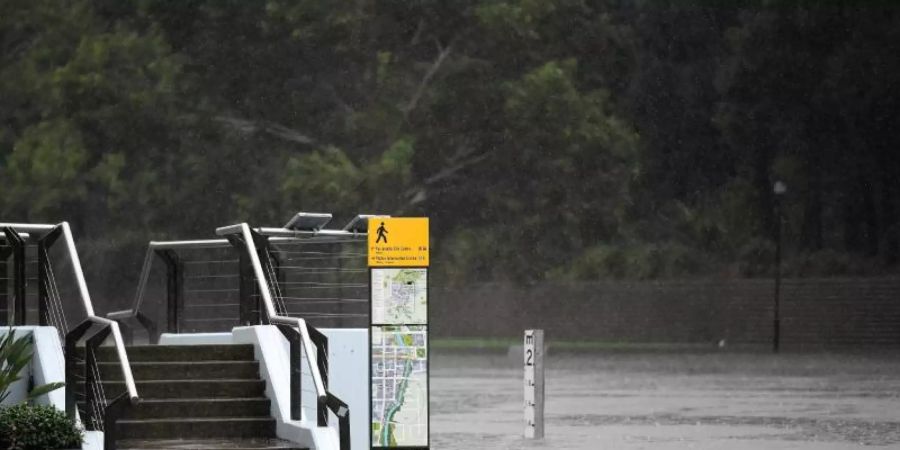 Die Unwetter und schweren Regenfälle haben die Löscharbeiten in New South Wales begünstigt. Foto: Bianca De Marchi/AAP/dpa