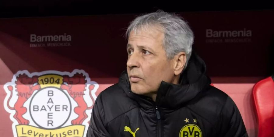 Mit Borussia Dortmund unter Zugzwang: BVB-Coach Lucien Favre. Foto: Bernd Thissen/dpa