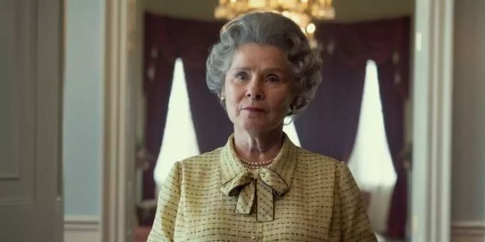 Imelada Stautin als Monarchin Elizabeth II. in «The Crown». elisabeth ii. Coronavirus