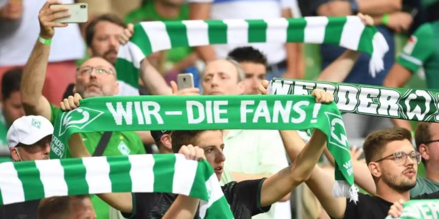 Werder lässt mehr Fans ins Stadion. Foto: Carmen Jaspersen/dpa