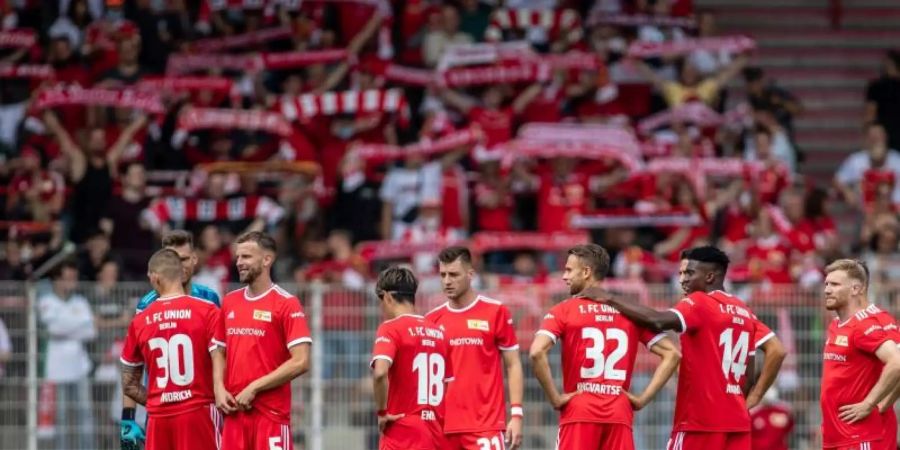 Union Berlin spielt in den Playoffs zur Conference League gegen Kuopio PS. Foto: Andreas Gora/dpa