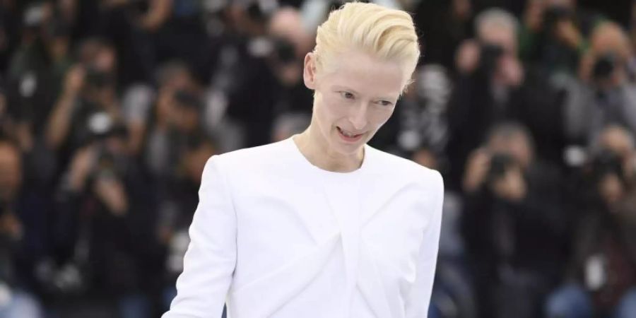 Schauspielerin Tilda Swinton wird auch in diesem Jahr auf dem roten Teppich in Cannes erwartet. Foto: Arthur Mola/Invision/AP/dpa