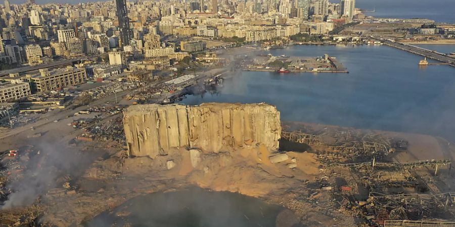 Bei der verheerenden Explosion im Hafen von Beirut sind vor einem Jahr 220 Menschen getötet und über 6000 Menschen verletzt worden. (Archivbild)