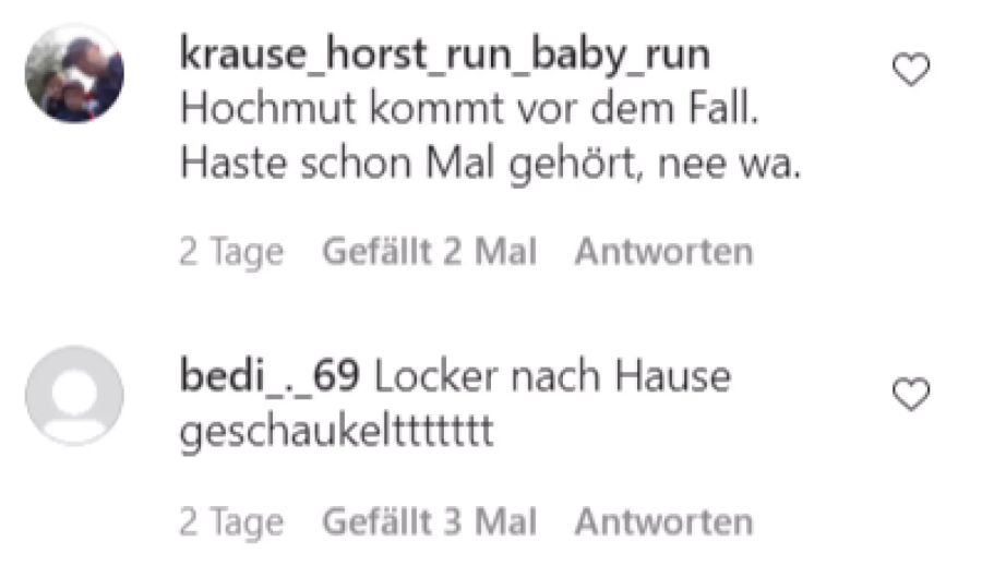 Viel Spott für den Bayern-Star.