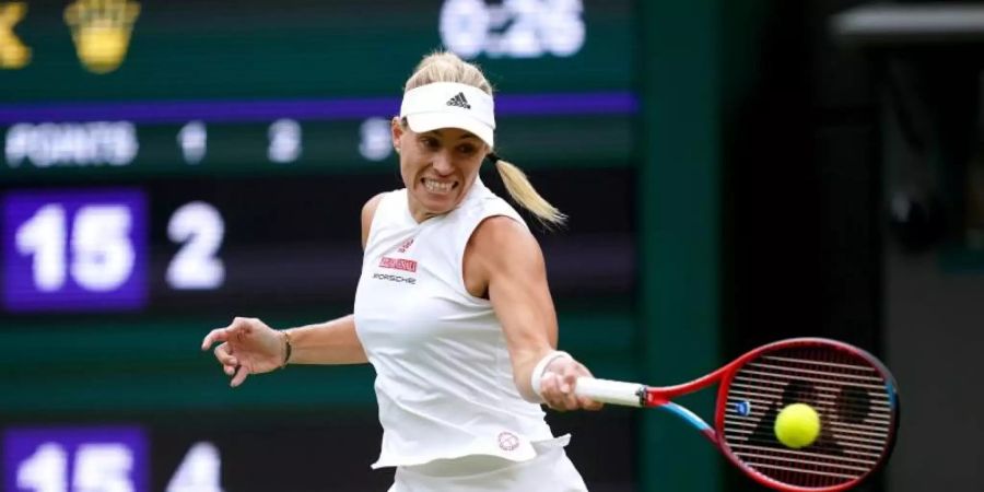 Steht in Wimbledon im Halbfinale: Angelique Kerber. Foto: John Walton/PA Wire/dpa
