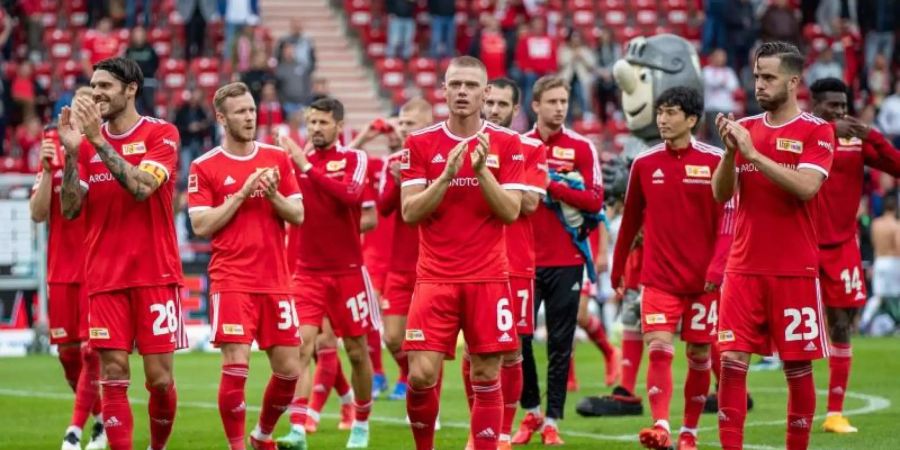 Für den 1. FC Union Berlin beginnt mit dem Spiel gegen Slavia Prag das Abenteuer Conference League. Foto: Andreas Gora/dpa