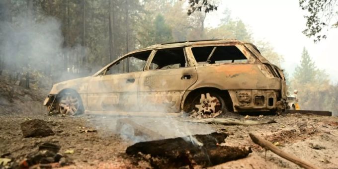 Folgen der Hitzewelle in Kalifornien. usa
