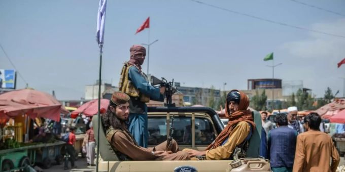 Taliban-Kämpfer in Kabul. Kabul