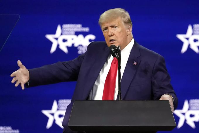 Donald Trump aber soll auf ein Duell gegen Biden hoffen. trump