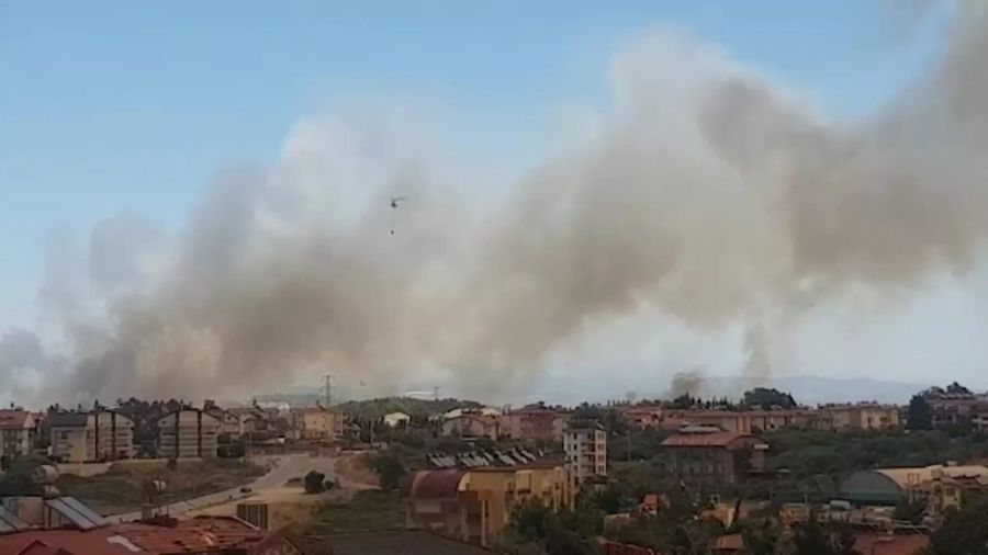 Waldbrände türkischer Urlaubsregion Antalya