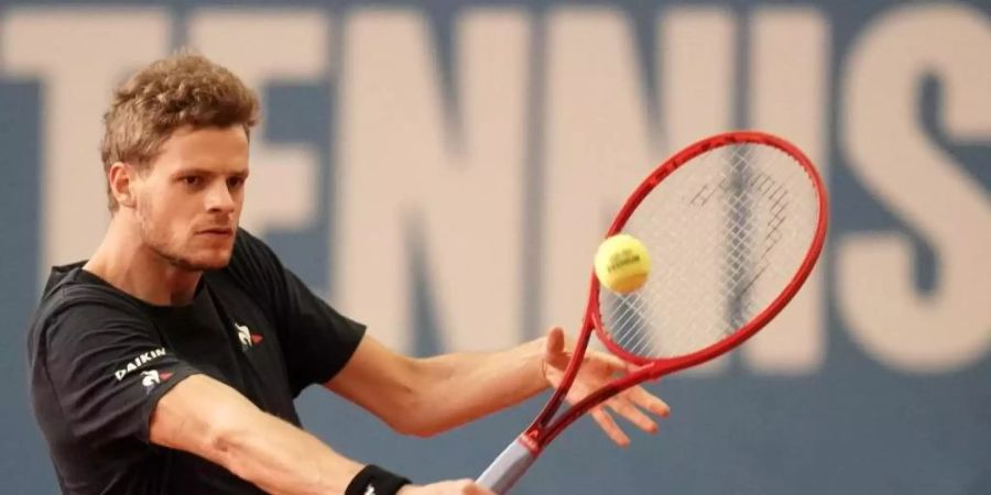 Yannick Hanfmann wird nicht bei den US Open aufschlagen können. Foto: Thomas Frey/dpa