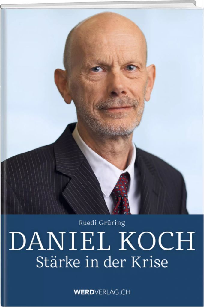 So sieht das Cover des Buches über Daniel Koch aus. daniel Koch