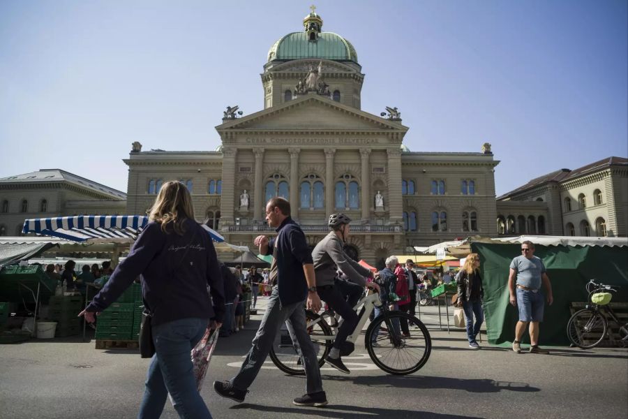 wochenmarkt bern bundeshaus