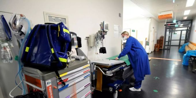 Notaufnahme in einem Krankenhaus Notaufnahme in einem Krankenhaus