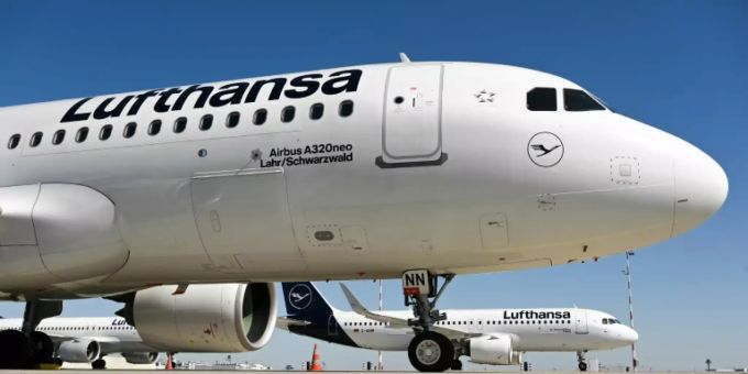 Lufthansa-Maschinen in Frankfurt am Main Lufthansa-Maschinen in Frankfurt am Main