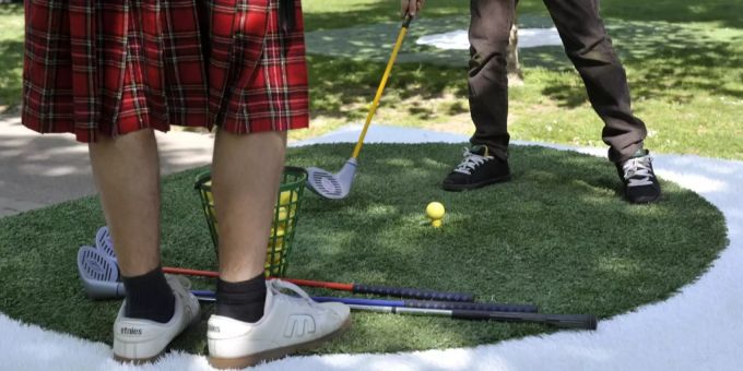 Minigolf.