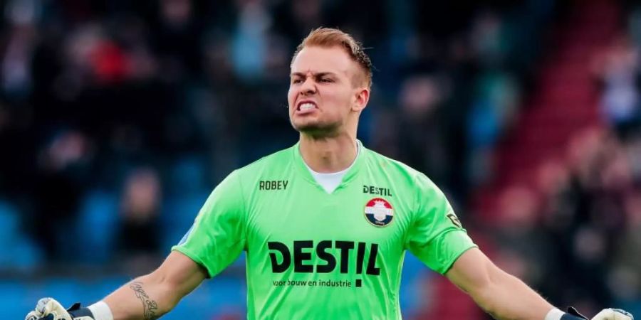 Stand von 2014 bis 2017 beim FC Schalke 05 unter Vertrag: Timon Wellenreuther, Torwart bei Willem II Tilburg. Foto: Kay Int Veen/PRO SHOTS/dpa