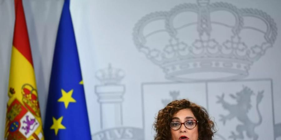 Haushaltsministerin María Jesús Montero