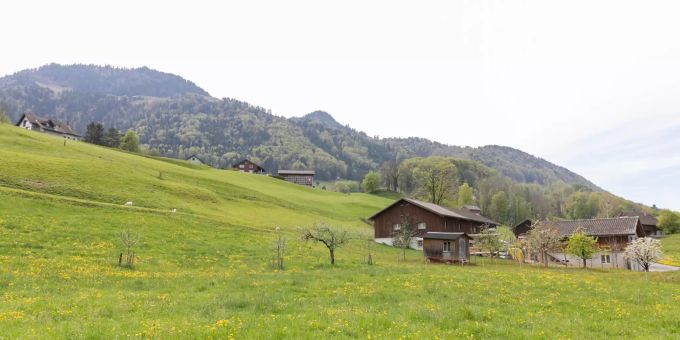Reichenburg Einfahrt von Schübelbach - Reichenburg Reichenburg Einfahrt von Schübelbach - Reichenburg