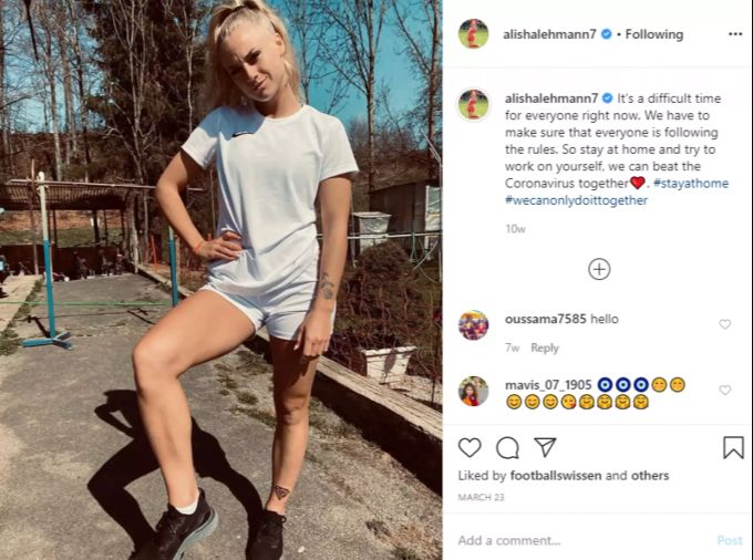 Alisha Lehmann Biut Gratsche Fur Insta Star Zeki