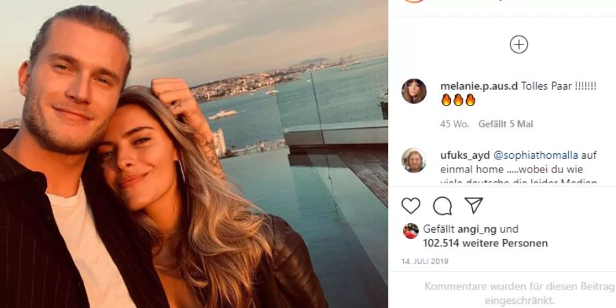 Sophia Thomalla Liverpool Karius