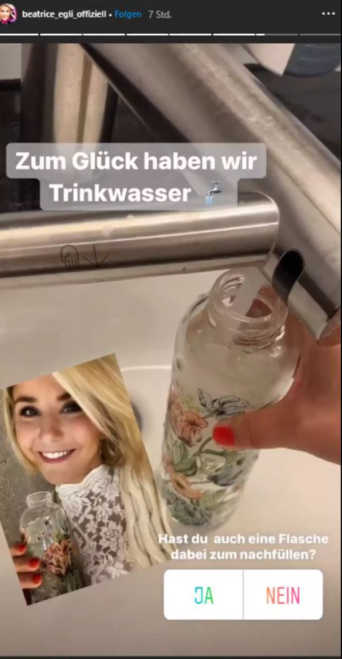 Wasser holt sich Egli direkt vom Hahn. egli