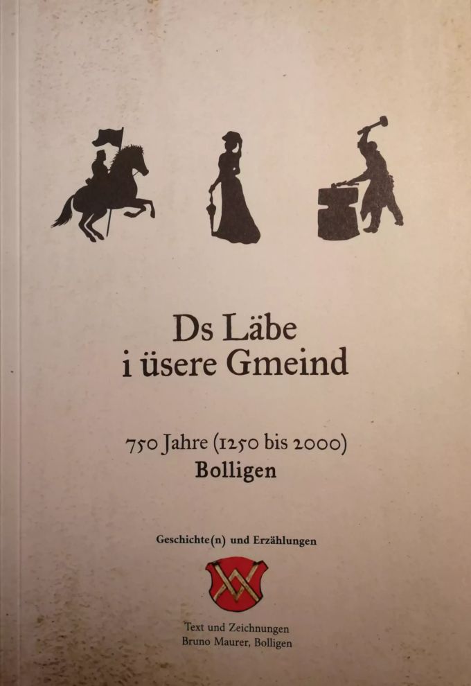 Das neueste Buch «Ds Läbe i üsere Gmeind» von Bruno Maurer. Bruno Maurer