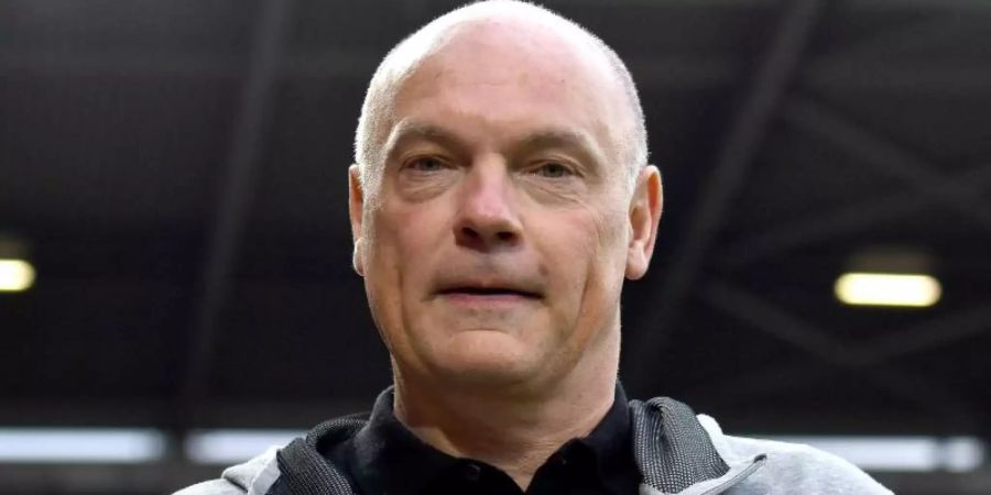 Soll mit dem aktuellen Trainerteam den Neuaufbau bei Fortuna Düsseldorf einleiten: Uwe Rösler. Foto: Torsten Silz/dpa