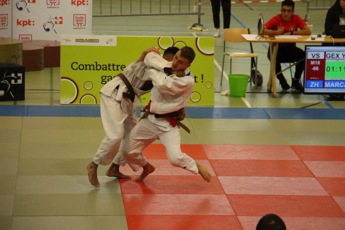 Cyrill Marcarini im Wettkampf. Judo Sportclub Dietikon