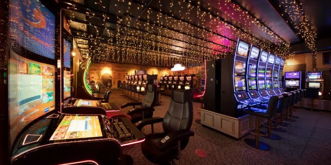 Die Automaten im Swiss Casino in Pfäffikon SZ.