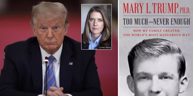 Mary Trump beschreibt ihren Onkel Donald Trump als in ihrem Buch als «verlogenen Narzissten». Donald Trump Mary Trump
