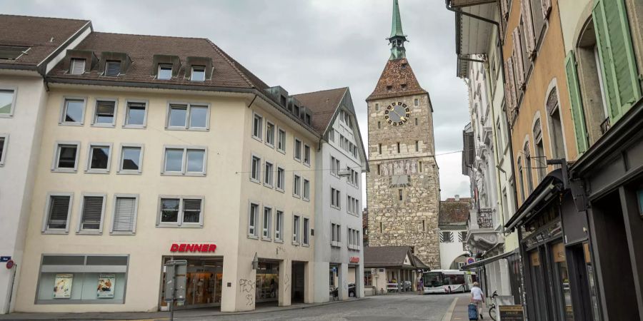 Die Altstadt von Aarau.