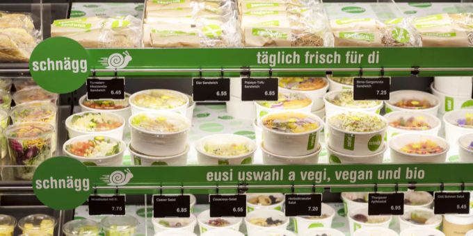 Der Markt für vegetarische und vegane Produkte boomt. Vegetarisch/Vegan