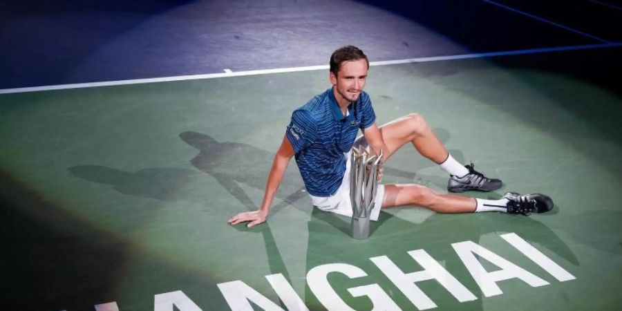 Vorjahressieger Daniil Medwedew wird seinen Titel in Shanghai in diesem Jahr nicht verteidigen können. Foto: Andy Wong/AP/dpa