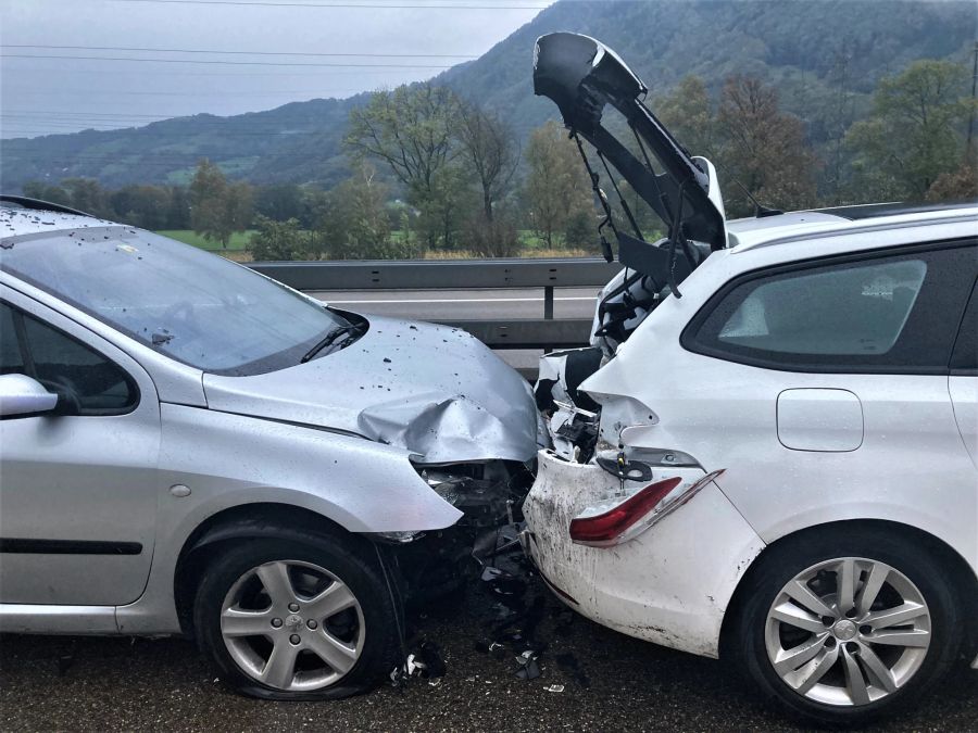 Auffahrkollision in Niederurnen