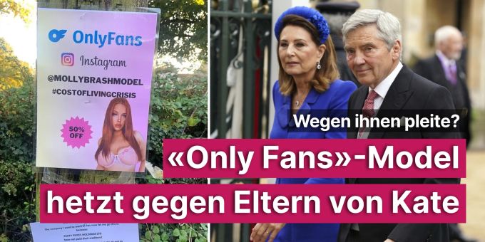 Wegen ihnen pleite? - «Only Fans»-Model hetzt gegen Eltern von Kate