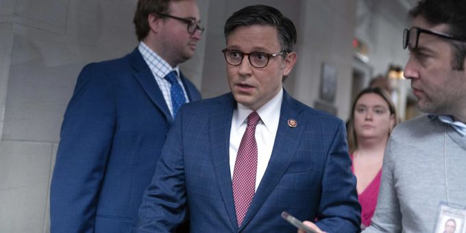 Mike Johnson wird neuer Vorsitzender des US-Repräsentantenhauses. Mike Johnson