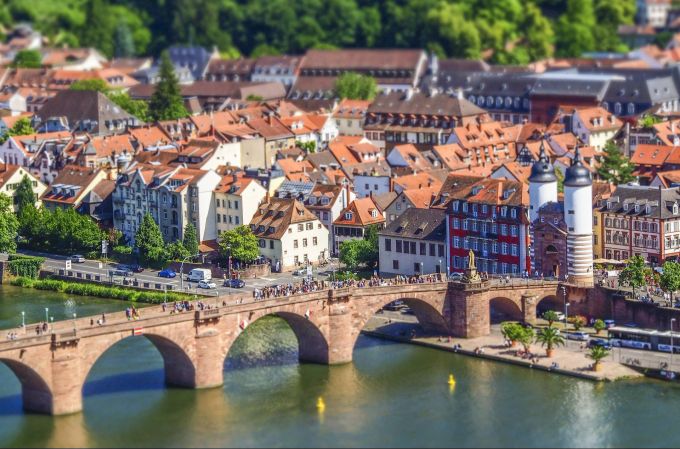 Eher gemütlich und schnuckelig: Heidelberg im Südwesten Deutschlands. Heidelberg