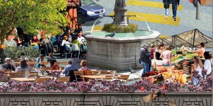 Die Vision Zukunft der Innenstadt Glarus. Vision einer Innenstadt
