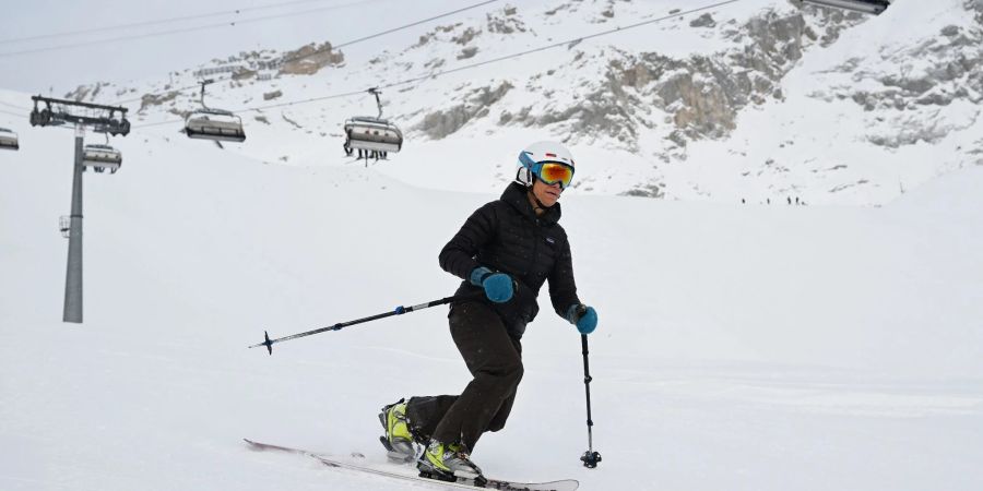 Die Skisaison an der Zugspitze startet.