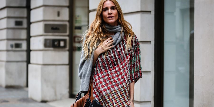 Streetstyle, kariertes Plaid KLeid.