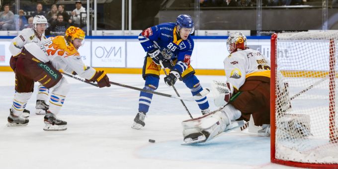 Der EV Zug ringt Meister Genève-Servette im Penaltyschiessen nieder. EV Zug National League