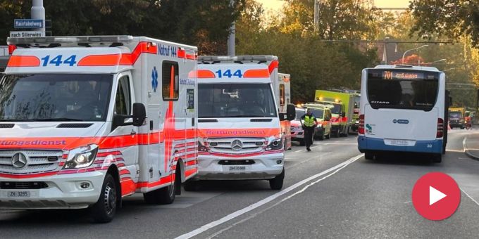 Ein Verletzter - Chemie-Einsatz in Witikon ZH – Gefahrenzone abgesperrt