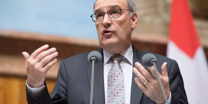 SVP-Bundesrat Guy Parmelin SVP-Bundesrat Guy Parmelin