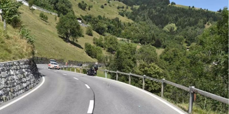 Der Unfall ereignete sich auf der Schanfiggerstrasse.